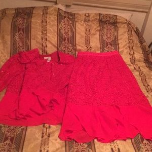 3 pc dress suit with sequins